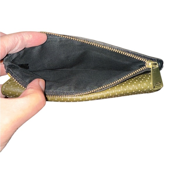 FOSSIL PRESTON PERFORATED LEATHER WALLET - Picture 7 of 8